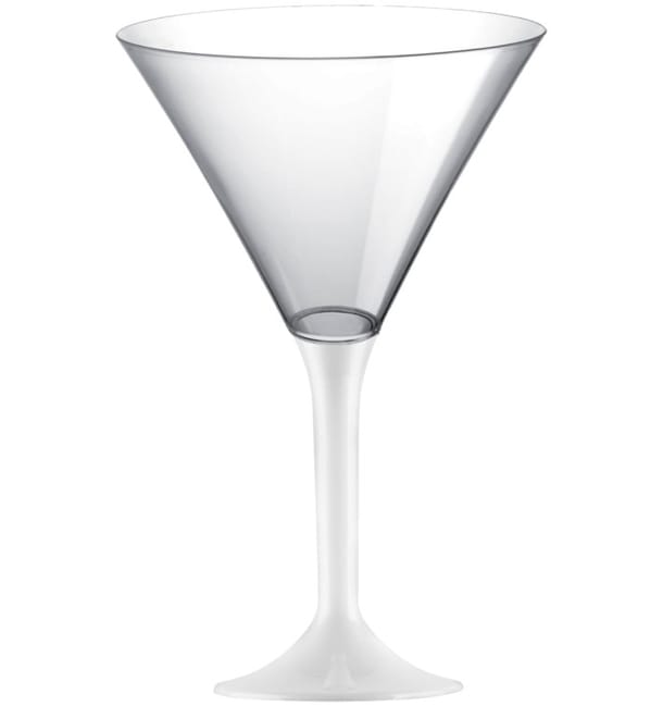 Copa Plastico Cocktail Pie Blanco 185ml 2P (20 Uds) Copa Plastico Cocktail Pie Blanco 185ml 2P (20 Uds)