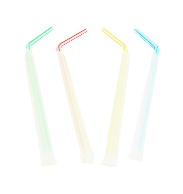 Pajitas Flexibles Rayadas Enfundadas Papel Ø5mm 23cm (10000 Uds) Pajitas Flexibles Rayadas Enfundadas Papel Ø5mm 23cm (10000 Uds)