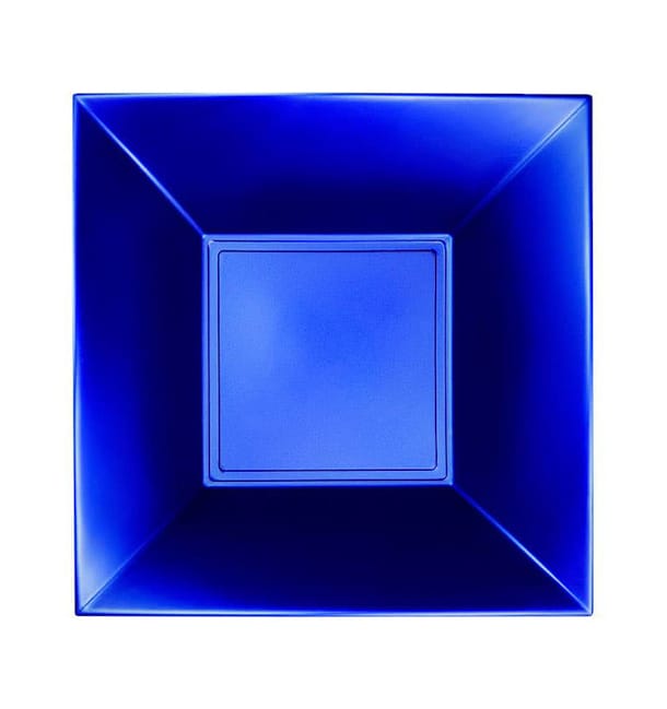 Plato Hondo Reutilizable PP Azul Nice Pearl 18cm (25 Uds) Plato Hondo Reutilizable PP Azul Nice Pearl 18cm (25 Uds)