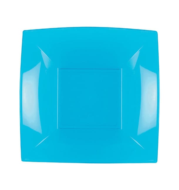 Plato Hondo Reutilizable PP Turquesa Nice 18cm (300 Uds) Plato Hondo Reutilizable PP Turquesa Nice 18cm (300 Uds)
