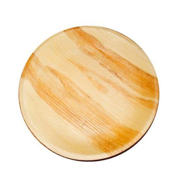 Plato Redondo Hoja de Palma Ø12,5x2cm (200 Uds) Plato Redondo Hoja de Palma Ø12,5x2cm (200 Uds)