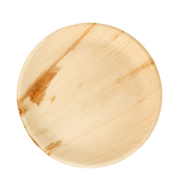 Plato Redondo Hoja de Palma 23,0 cm (200 Uds) Plato Redondo Hoja de Palma 23,0 cm (200 Uds)