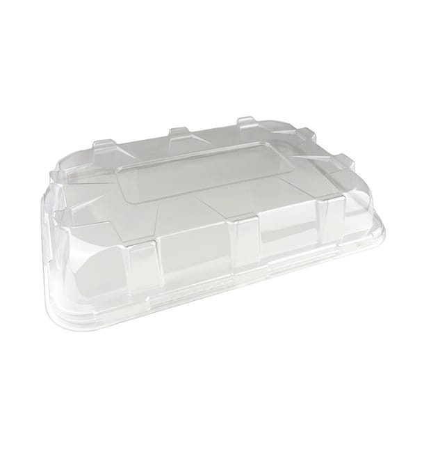 Tapa de Plástico PS para Bandeja de 55x37x8cm (50 Uds) Tapa de Plástico PS para Bandeja de 55x37x8cm (50 Uds)