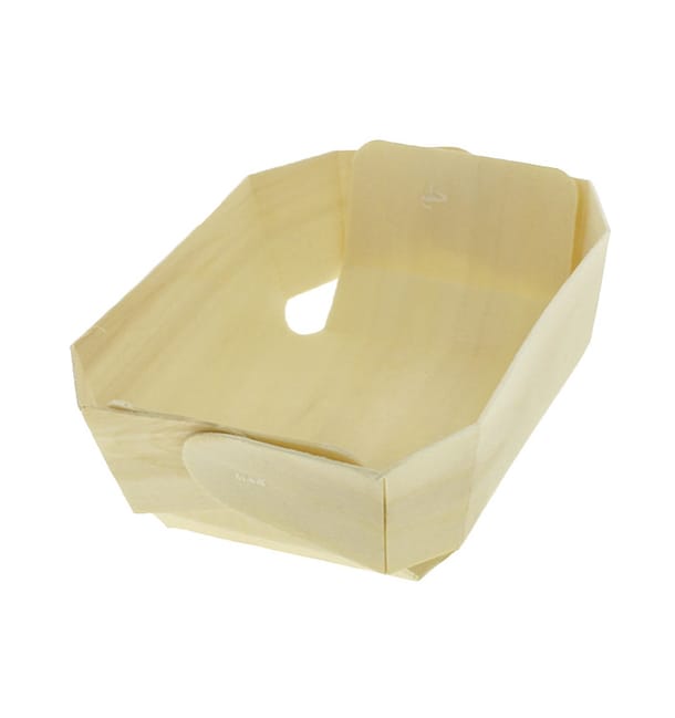 Molde de Madera para Horno 21,0x14,5x4,5cm (50 Uds) Molde de Madera para Horno 21,0x14,5x4,5cm (50 Uds)
