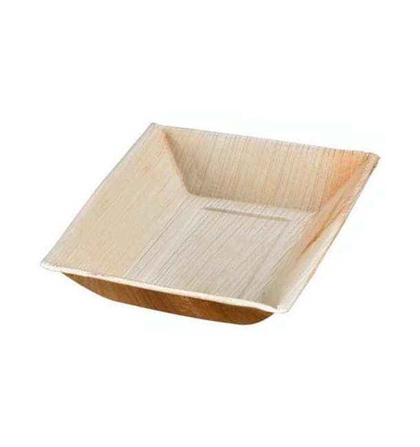 Bandeja Rectangular Hoja de Palma 17,7x12x3cm (100 Uds) Bandeja Rectangular Hoja de Palma 17,7x12x3cm (100 Uds)