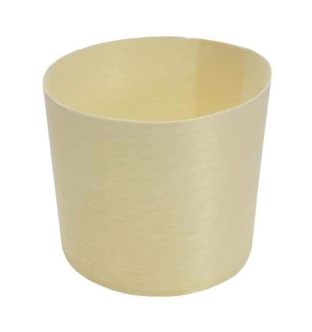 Vaso de Madera Degustacion 1 Oz / 30ml 6x6cm (50 Uds) Vaso de Madera Degustacion 1 Oz / 30ml 6x6cm (50 Uds)