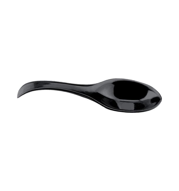 Cuchara Degustacion Single-Dose Negro 120 mm (600 Uds) Cuchara Degustacion Single-Dose Negro 120 mm (600 Uds)
