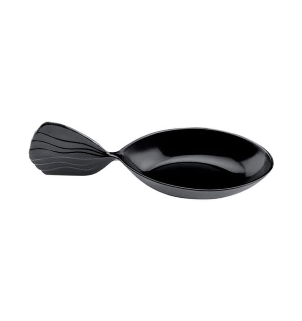 Cuchara Degustacion Fish Negro 120mm (30 Uds) Cuchara Degustacion Fish Negro 120mm (30 Uds)