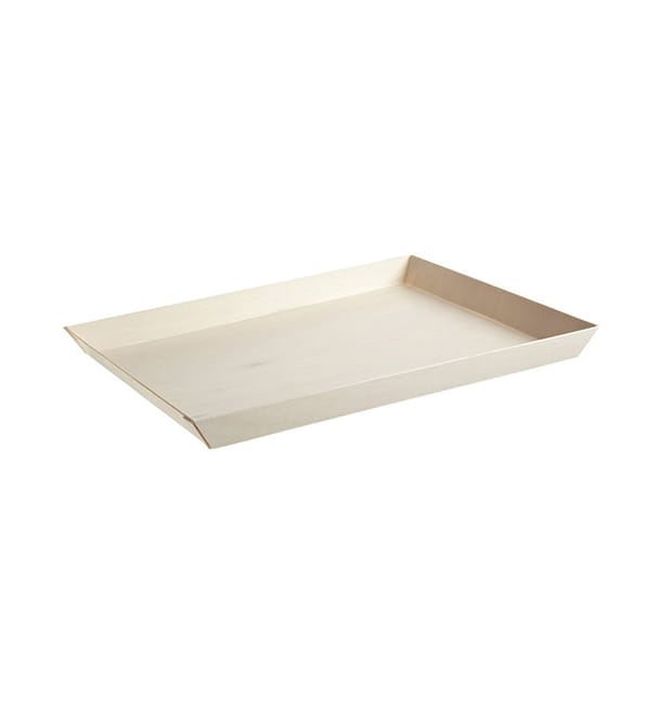 Bandeja de Madera 38x27,4x3cm 2400ml (1 Ud) Bandeja de Madera 38x27,4x3cm 2400ml (1 Ud)