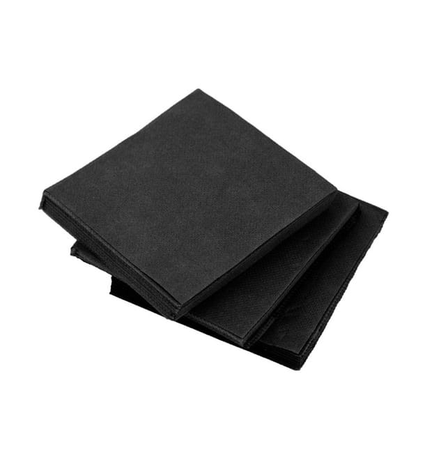 Servilleta de Papel Micropunto 20x20cm 2C Negra (2.400 Uds) Servilleta de Papel Micropunto 20x20cm 2C Negra (2.400 Uds)