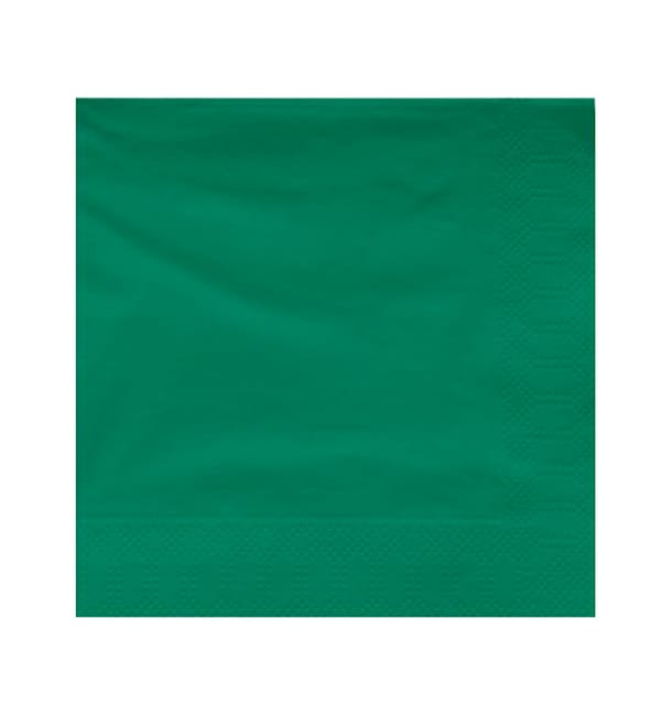 Servilleta de Papel Cenefa 25x25cm 2C Verde (200 Uds) Servilleta de Papel Cenefa 25x25cm 2C Verde (200 Uds)