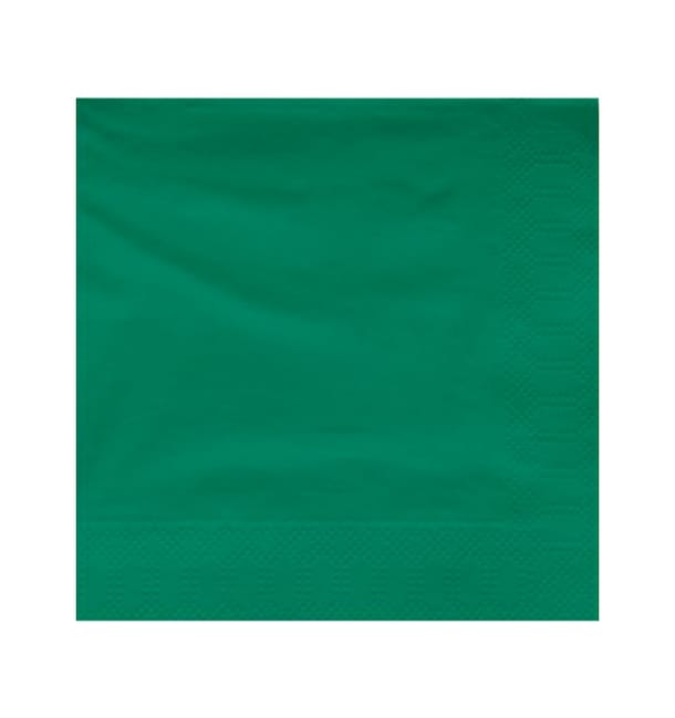 Servilleta de Papel Cenefa 30x30cm Verde 2 Capas (100 Uds) Servilleta de Papel Cenefa 30x30cm Verde 2 Capas (100 Uds)