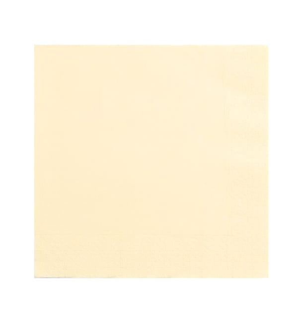 Servilleta Papel Crema 2C Punta-Punta 33x33cm (1200 Uds) Servilleta Papel Crema 2C Punta-Punta 33x33cm (1200 Uds)