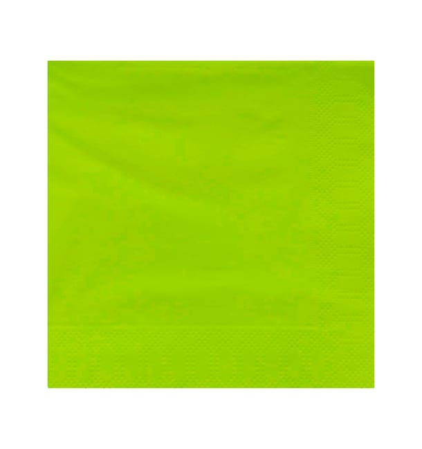 Servilleta Papel Cenefa Pistacho 40x40cm (50 Uds)