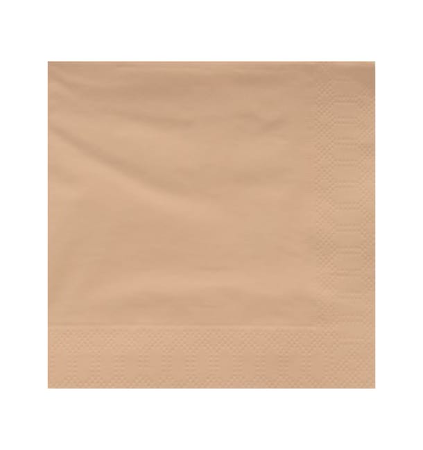Servilleta Papel Cenefa Crema 40x40cm (50 Uds) Servilleta Papel Cenefa Crema 40x40cm (50 Uds)