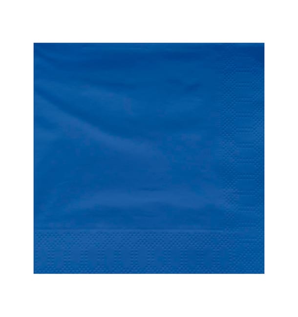 Servilleta Papel Cenefa Azul 40x40cm (50 Uds) Servilleta Papel Cenefa Azul 40x40cm (50 Uds)