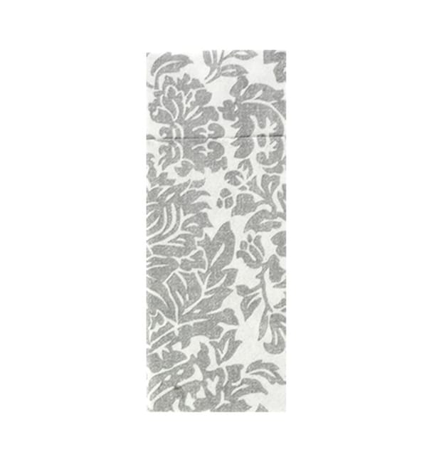 Servilleta Portacubiertos Airlaid "Versalles" Gris 32x40cm 55g/m² (40 Uds) Servilleta Portacubiertos Airlaid "Versalles" Gris 32x40cm 55g/m² (40 Uds)