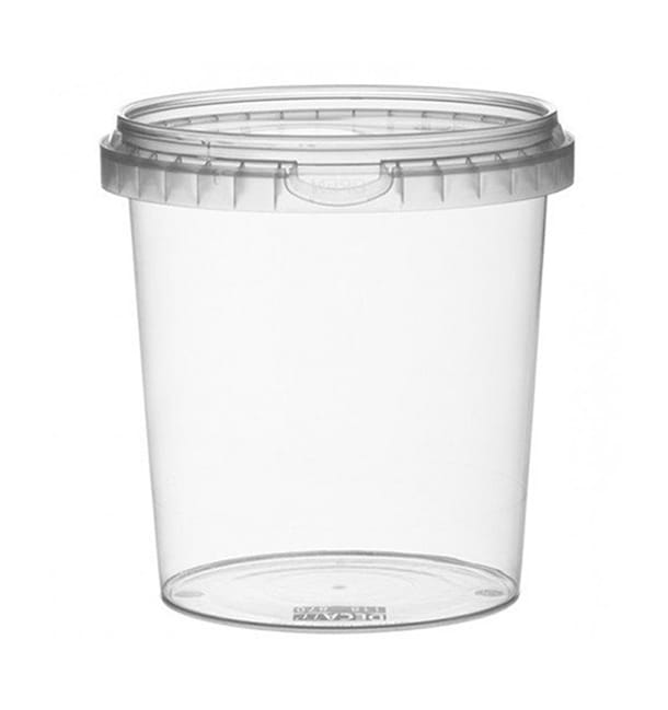 Envase Plastico con Tapa Inviolable 870 ml Ø11,8 (228 Uds) Envase Plastico con Tapa Inviolable 870 ml Ø11,8 (228 Uds)