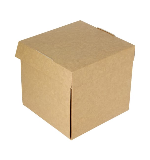 Caja Hamburguesa Gourmet Kraft 13x13x13cm (150 Uds) Caja Hamburguesa Gourmet Kraft 13x13x13cm (150 Uds)