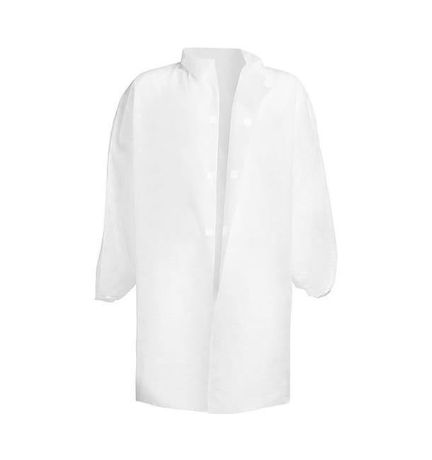 Bata Industrial TST PP Con Velcro Sin Bolsillo Blanco 3XL 35gr (1 Ud) Bata Industrial TST PP Con Velcro Sin Bolsillo Blanco 3XL 35gr (1 Ud)