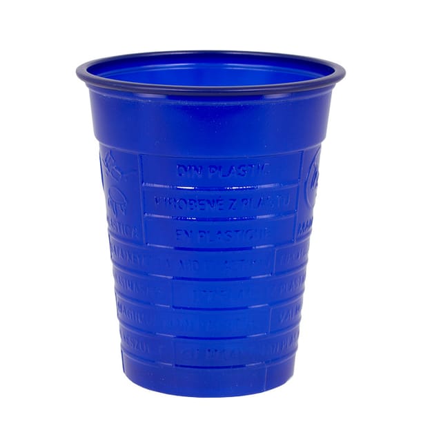 Vaso de Plastico PS Azul Oscuro 200ml Ø7cm (50 Uds) Vaso de Plastico PS Azul Oscuro 200ml Ø7cm (50 Uds)