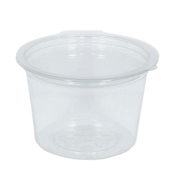 Tarrina Redonda Bisagra APET Transparente 100ml Ø70mm (45 Uds) Tarrina Redonda Bisagra APET Transparente 100ml Ø70mm (45 Uds)