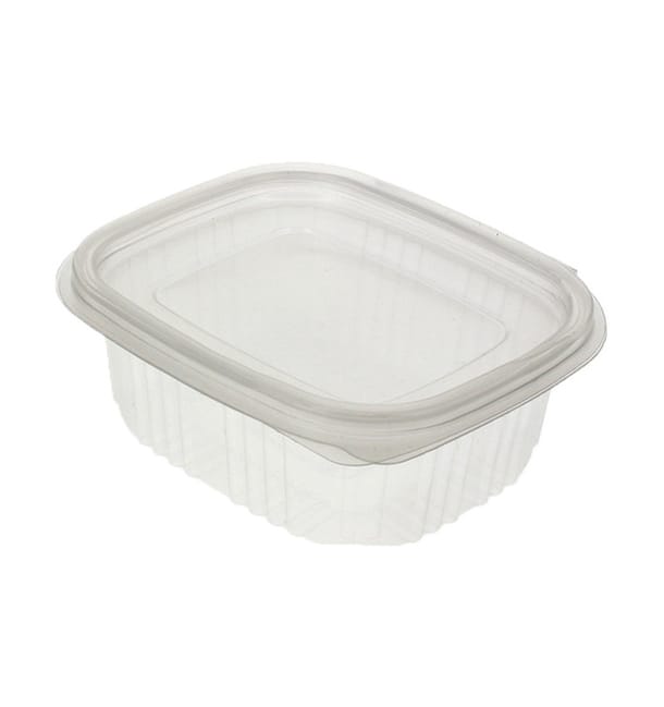 Tarrina Tapa Bisagra PP 375ml Microondas (50 Uds) Tarrina Tapa Bisagra PP 375ml Microondas (50 Uds)