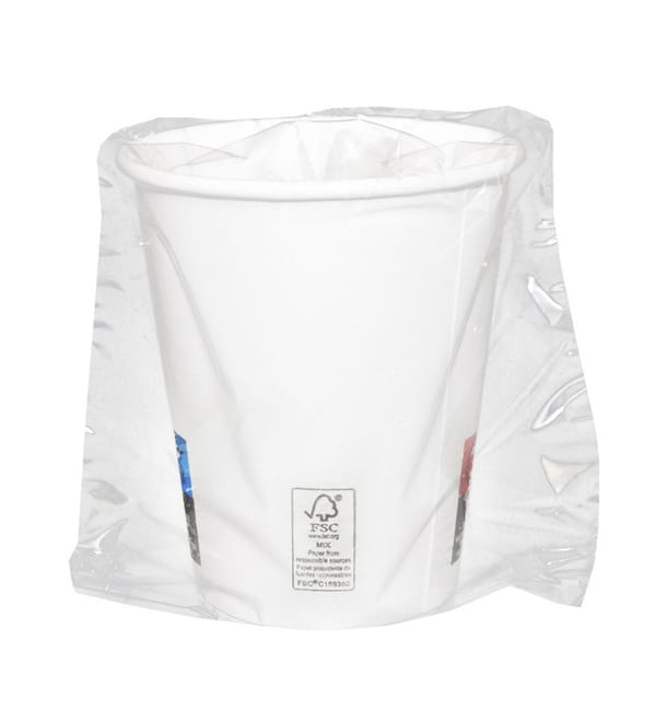 Vaso Cartón Enfundando 9 Oz/280ml Blanco Ø8,1cm (480 Uds) Vaso Cartón Enfundando 9 Oz/280ml Blanco Ø8,1cm (480 Uds)