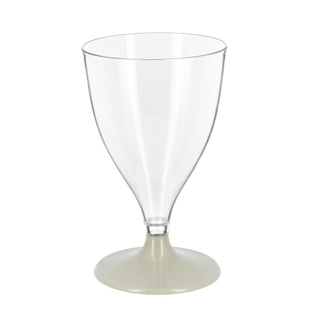 Copa Reutilizable PS Agua/Vino Pie Gris 200ml 2P (48 Uds) Copa Reutilizable PS Agua/Vino Pie Gris 200ml 2P (48 Uds)