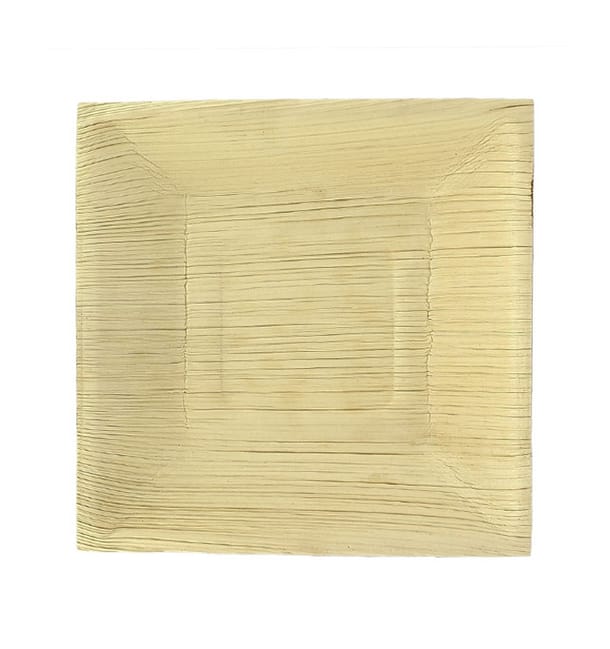 Plato Cuadrado Hoja de Palma 16,5x16,5cm (6 Uds) Plato Cuadrado Hoja de Palma 16,5x16,5cm (6 Uds)
