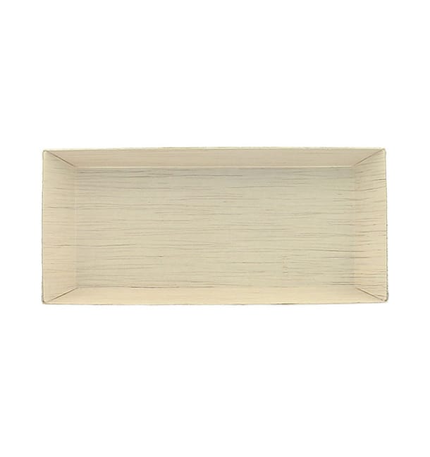 Bandeja de Madera 21,5x8,5x2,8cm 350ml (25 Uds) Bandeja de Madera 21,5x8,5x2,8cm 350ml (25 Uds)