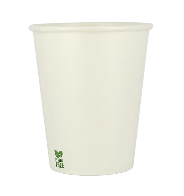 Vaso Cartón Plastic Free 8 Oz/240ml Blanco Ø8cm (1.000 Uds) Vaso Cartón Plastic Free 8 Oz/240ml Blanco Ø8cm (1.000 Uds)