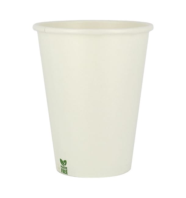 Vaso Cartón Plastic Free 14 Oz/420ml Blanco Ø9cm (1.000 Uds) Vaso Cartón Plastic Free 14 Oz/420ml Blanco Ø9cm (1.000 Uds)