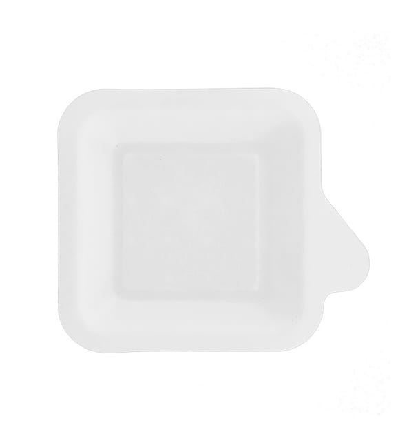 Plato Lengueta Caña de Azucar Blanco 110x110mm (50 Uds) Plato Lengueta Caña de Azucar Blanco 110x110mm (50 Uds)