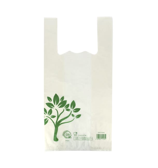 Bolsa Camiseta Home Compost “Be Eco!” 40x50cm (100 Uds) Bolsa Camiseta Home Compost “Be Eco!” 40x50cm (100 Uds)