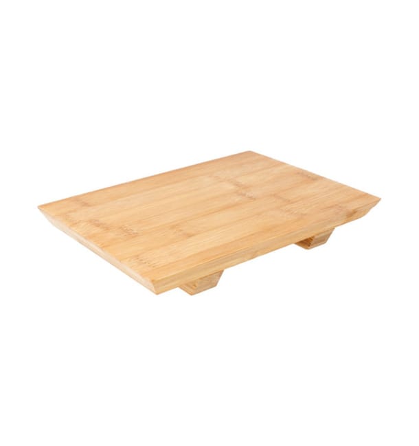 Bandeja de Bambú Natural para Sushi 20,5x15x3cm (1 Uds) Bandeja de Bambú Natural para Sushi 20,5x15x3cm (1 Uds)