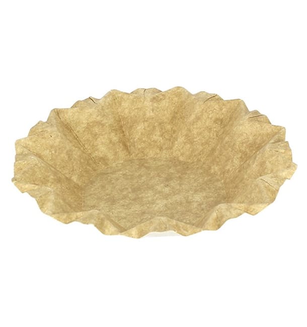 Plato Hondo de Cartón Kraft "Flower" Ø16cm 245g/m² (50 Uds) Plato Hondo de Cartón Kraft "Flower" Ø16cm 245g/m² (50 Uds)