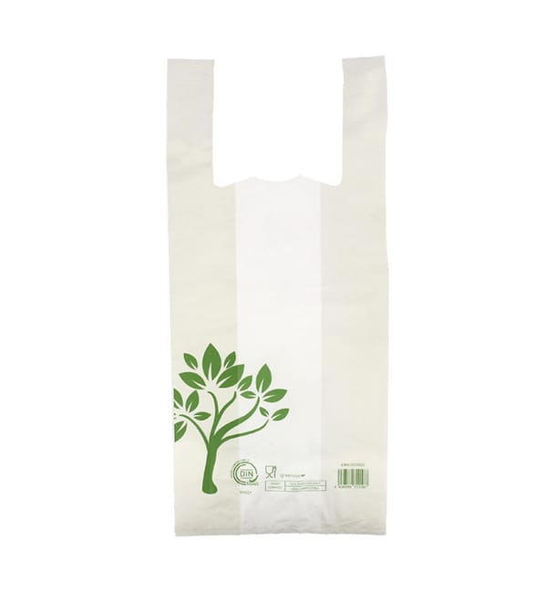 Bolsa Camiseta Home Compost “Be Eco!” 35x50cm (100 Uds) Bolsa Camiseta Home Compost “Be Eco!” 35x50cm (100 Uds)