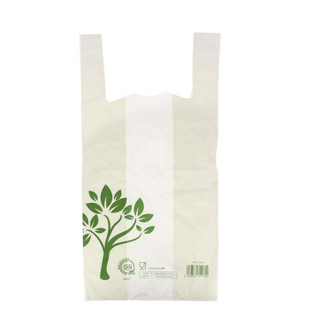 Bolsa Camiseta Home Compost “Be Eco!” 50x60cm (100 Uds) Bolsa Camiseta Home Compost “Be Eco!” 50x60cm (100 Uds)