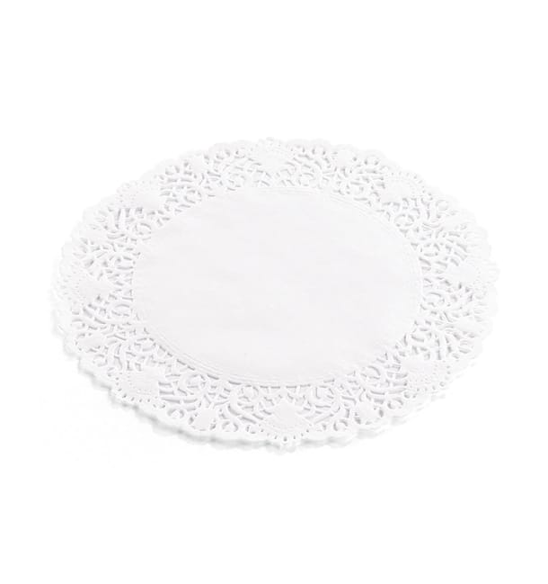 Rodal de Papel Calado Blanco Litos Ø120mm (250 Uds)
