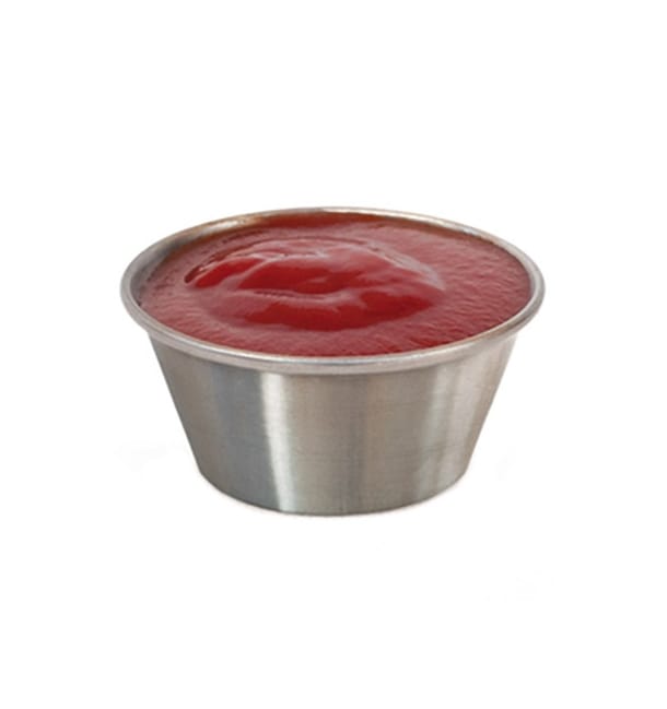 Tarrina Inox para Salsas 60ml (12 Uds) Tarrina Inox para Salsas 60ml (12 Uds)