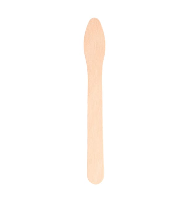 Cucharilla de Madera Plana 125mm (50 Uds) Cucharilla de Madera Plana 125mm (50 Uds)