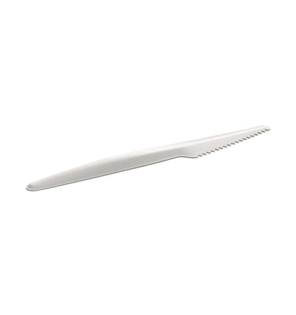 Cuchillo de Papel Blanco 17cm (50 Uds) Cuchillo de Papel Blanco 17cm (50 Uds)
