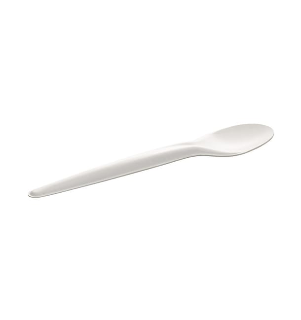 Cuchara de Papel Blanco 17cm (1.000 Uds) Cuchara de Papel Blanco 17cm (1.000 Uds)