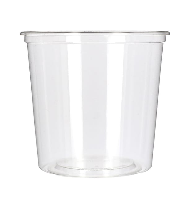 Tarrina Compostable PLA Transparente 720ml (600 Uds) Tarrina Compostable PLA Transparente 720ml (600 Uds)