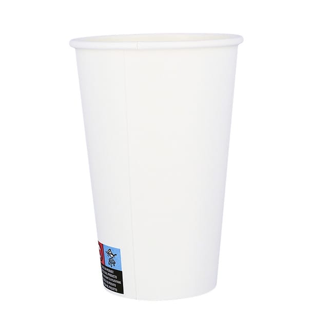 Vaso Cartón ECO 16 Oz/480ml Blanco Ø9cm (50 Uds) Vaso Cartón ECO 16 Oz/480ml Blanco Ø9cm (50 Uds)