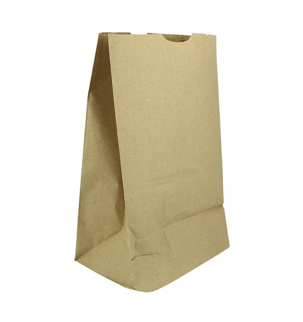 Bolsa de Papel Sin Asas Kraft 50g/m² 18+12x29cm (25 Uds) Bolsa de Papel Sin Asas Kraft 50g/m² 18+12x29cm (25 Uds)