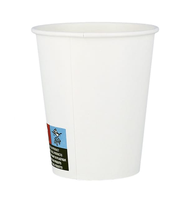 Vaso Cartón ECO 7 Oz/210ml Blanco Ø7cm (50 Uds) Vaso Cartón ECO 7 Oz/210ml Blanco Ø7cm (50 Uds)