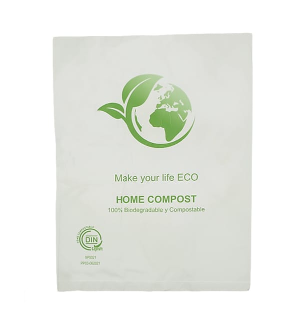 Bolsa Mercado Bio Home Compost 23x30,5cm (100 Uds) Bolsa Mercado Bio Home Compost 23x30,5cm (100 Uds)