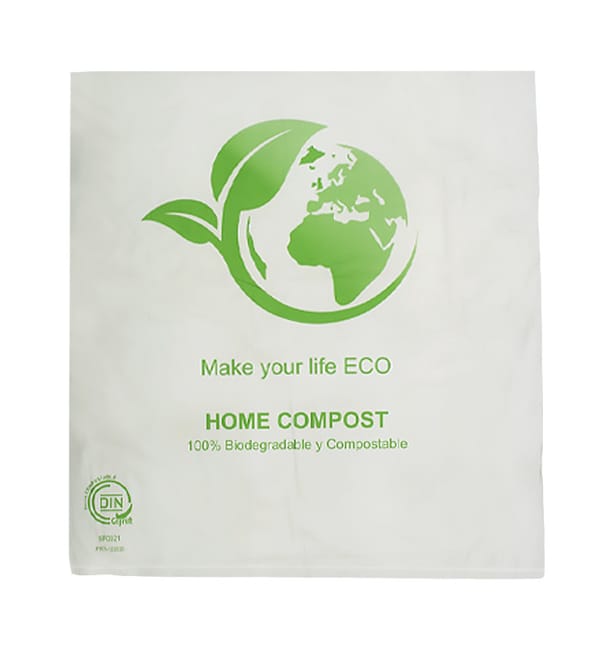 Bolsa Mercado Bio Home Compost 48x52cm (100 Uds) Bolsa Mercado Bio Home Compost 48x52cm (100 Uds)